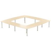 Table réunion Atem 20 personnes pieds ronds - MBA