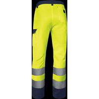 Pantalon haute visibilité Classe 2 - Jaune Bleu Marine - Delta Plus