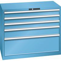 Armoire 5 tiroirs 1023x572x850mm - Capacité tiroir 200kg - Lista