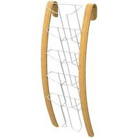 Présentoir mural Wall en bois avec 5 cases - Alba