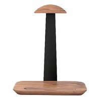 Support de casque en aluminium et bois - Alba