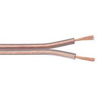 Câble haut parleur 2x2,5mm Transparent 100 m - MicroConnect