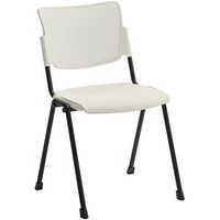 Chaise campus à 4 pieds polypropylène pour visiteur - Quadrifoglio