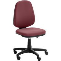 Siège de bureau bas en écocuire auto-ajustable Open - Quadrifoglio