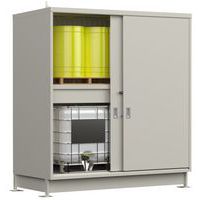 Conteneur extérieur portes coulissantes - Longueur 3m - 2 niveaux
