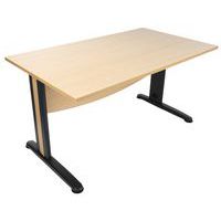 Bureau droit Quatuor pieds métal T.1315 - Manutan Expert