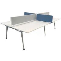 Bureau reconditionné 4 places - Cloisons de séparation - Herman Miller