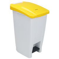Poubelle mobile à pédale - 60 L - Manutan Expert