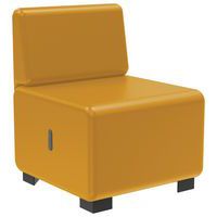 Chauffeuse 1 place Hizia tissu enduit PVC - Alba