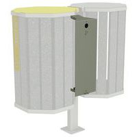 Cendrier pour poubelle Chardonnay 100L alu - Urbemob