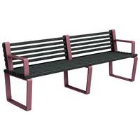 Banc Arbane droit 220 cm Ipra/alu - Urbemob