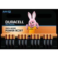 Pile Alcaline Optimum AAA - 12 unités - Duracell