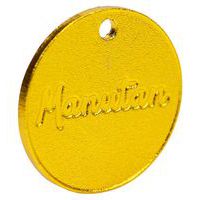 Jeton numéroté de 001 à 100 laiton 30mm (par 100) - Manutan Expert