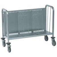 Chariot 200 assiettes avec séparations anti-chute - Tournus equipement