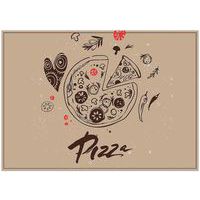 Set de table pizza abstraite - Showdown Displays