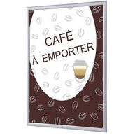 Cadres Clic-clac A1 Ensemble Complet Cafe a Emporter - Showdown Displays