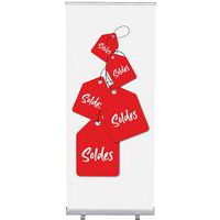 Roll-Banner Budget 85-200 Ensemble Complet Vendre - Showdown Displays
