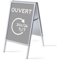 Stop-Trottoir A1 Ensemble Complet Ouvert 24/7 Gris - Showdown Displays