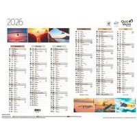 Calendrier 2026 12 mois Sport Fantaisie - Quo Vadis