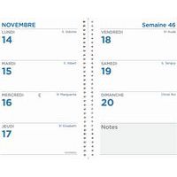 Recharge agenda semainier Maxiweek 1015 S - 13 mois - 2026 - Quo Vadis