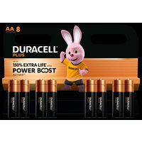 Pile alcaline AA Plus Powerboost - 8 unités - Duracell