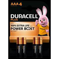 Pile alcaline AAA Plus Powerboost - 4 unités - Duracell