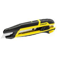 Cutter Quick Snap bi-matière avec bouton poussoir - Stanley