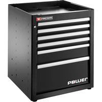 Meuble bas simple 6 tiroirs avec 1 tiroir POWER - Facom