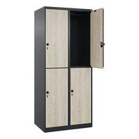 Vestiaire 2 niveaux Evolo PLUS - 4 casiers - C+P