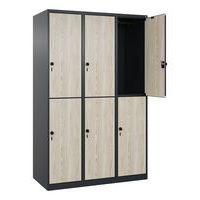 Vestiaire 2 niveaux Evolo PLUS - 6 casiers - C+P
