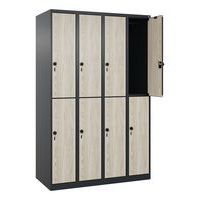 Vestiaire 2 niveaux Evolo PLUS - 8 casiers - C+P