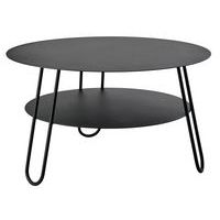Table basse métal noir Carl