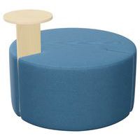 Pouf Tri Ply Ø 85 cm + tablette tissu polyester