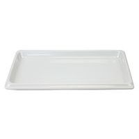 Lot de 4 plats gastronorme mélamine - GN 1/2 - 26.5 x 32.5 x 2 cm