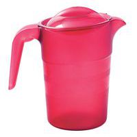 Lot de 6 pichets copolyester 1,5 L empilables avec couvercle Plastorex