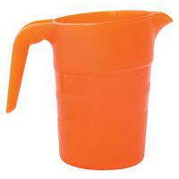 Lot de 6 pichets polypropylène 1,5 L empilables sans couvercle Plastorex