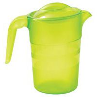 Lot de 6 pichets copolyester 1 L avec couvercle Plastorex