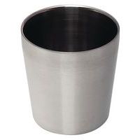 Lot de 12 gobelets empilables inox 18 cl