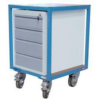Desserte avec bloc 4 tiroirs - Charge 400 kg - Fimm