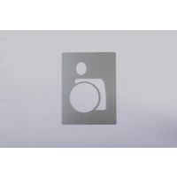 Pochoir de signalisation - Handicapé - Socona