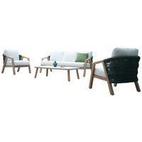 Ensemble détente Batz rope/alu coussins - Pro Loisirs