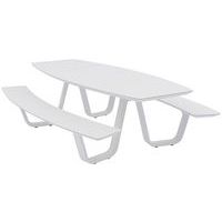 Table bancs Curv 240 cm alu - Pro Loisirs