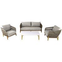 Ensemble détente Barbara alu heat/rope/coussin - Pro Loisirs