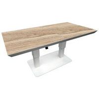 Table basse Colombo réglable 150 x 80 cm kedra/alu - Pro Loisirs