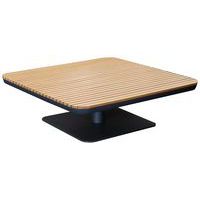 Table basse carrée Freedom lames composite/alu - Pro Loisirs