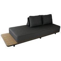 Canapé Freedom lames composite/alu - anthracite/graphite - Pro Loisirs