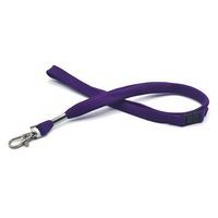 Cordon tube 12 mm avec crochet métal - Lot de 100 - Sogedex