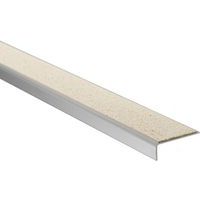 Nez de marche cornière minéral Proople - 59x20x3000mm - Wattelez