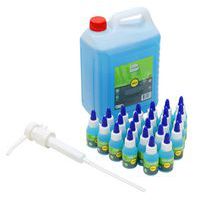 24 flacons 50mL et 1 flacon 5 L colle bleue et 1pompe doseuse - Pichon
