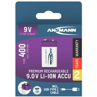 Pile Accu lithium rechargeable block E - Ansmann